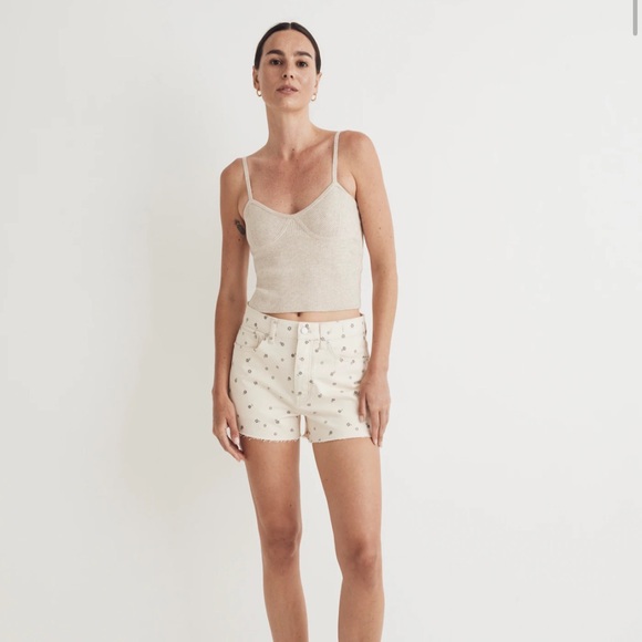 Madewell The Dadjean‎ Short in Daisy Drizzle - Picture 1 of 13